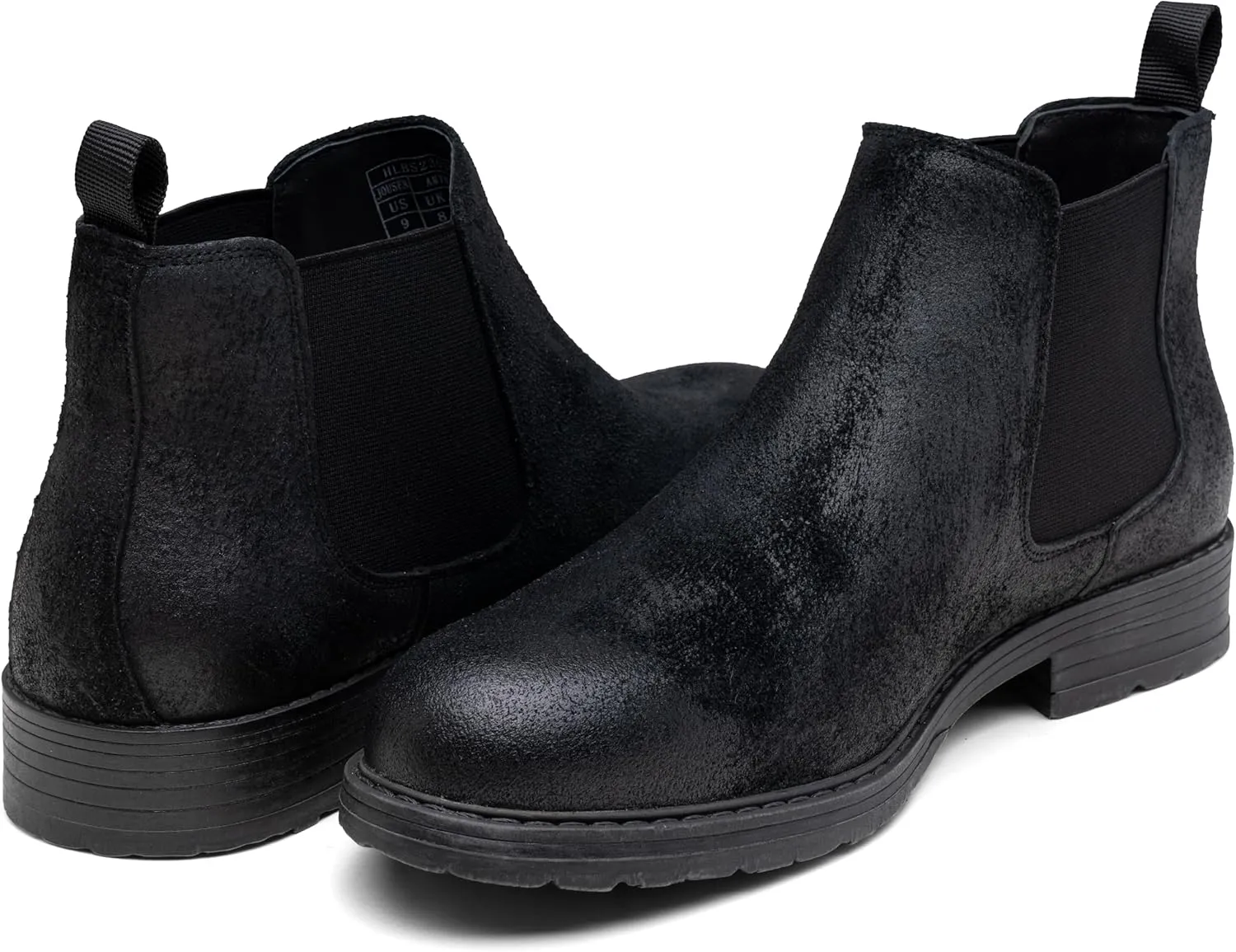 Jousen Men's Chelsea Boots Leather Distressed Boots for Men