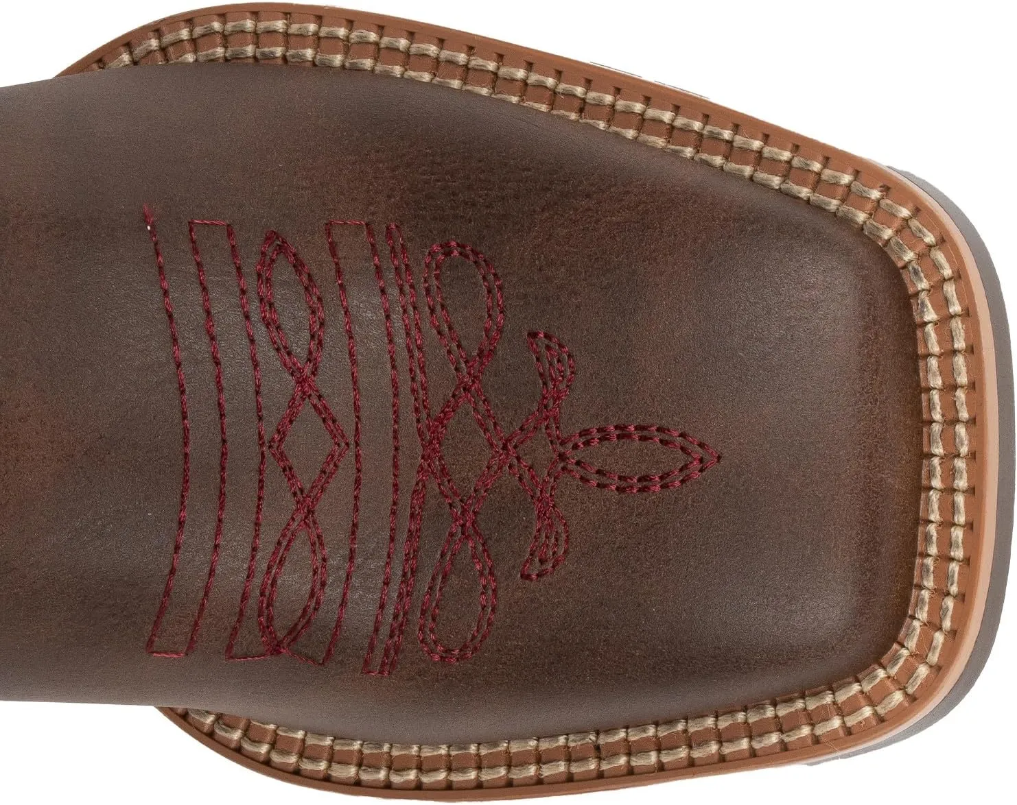 J's.o.l.e Western Wide Calf Cowboy Boots Women Wide Width Square Toe Cowgirl Boots Embroidered Riding Black Brown Boot