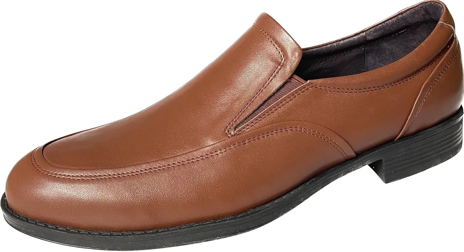 Justar Men's Genuine Leather Casual Dress Shoes Slip-On Bussiness Shoes Formal Penny Loafers for Men Tuxedo Shoes