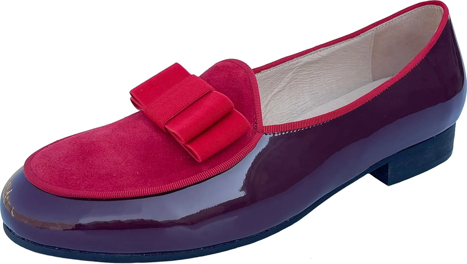 Justar Men's Leather Loafers Belgian Tuxedo Dress Shoes Slip-On Formal Prom Penny Loafers Banquet Flats