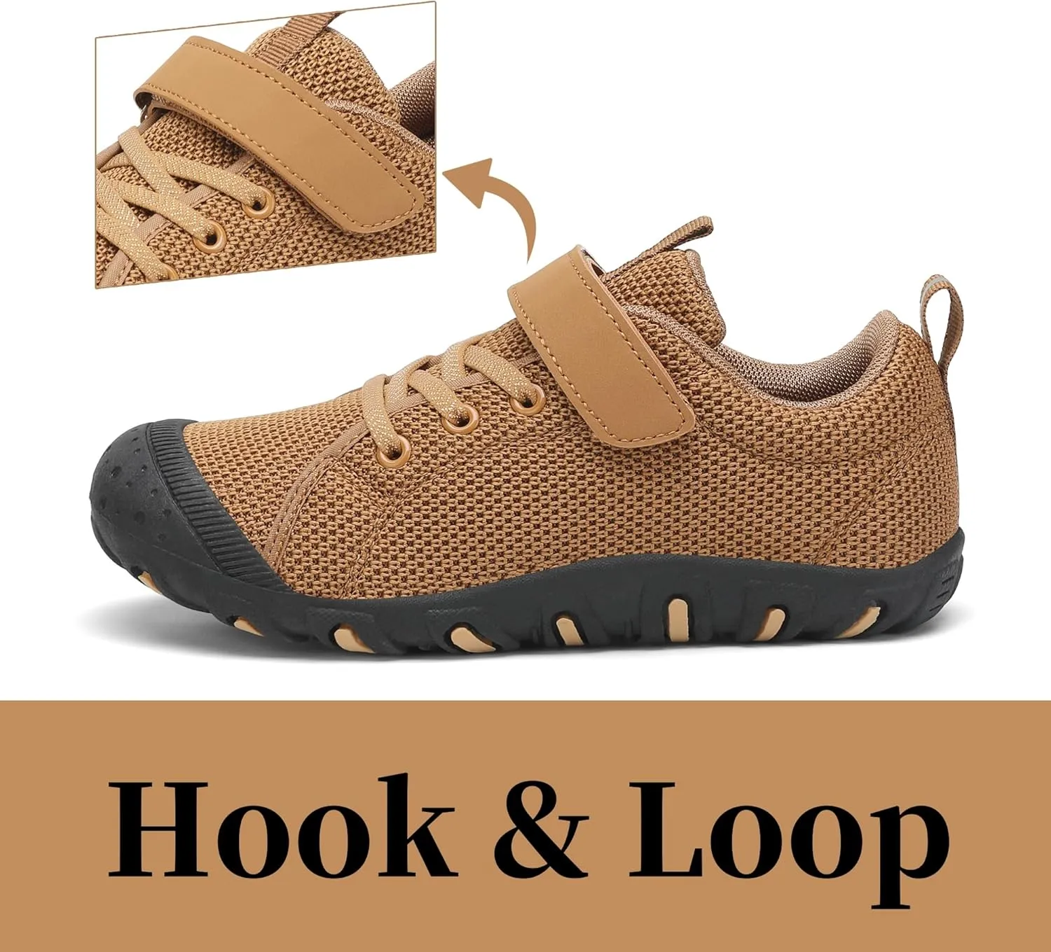 Kids Barefoot Shoes Anti-Collision Girls Boys Sneakers Slip on Running Hiking Tennis Shoes for Toddler/Little/Big Kid