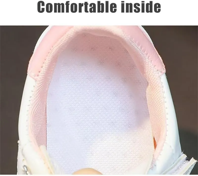 Kids Girl Cartoon Bunny Casual Sneakers for Outdoor Sport Running Walking
