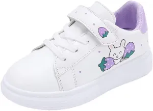 Kids Girl Cartoon Bunny Casual Sneakers for Outdoor Sport Running Walking
