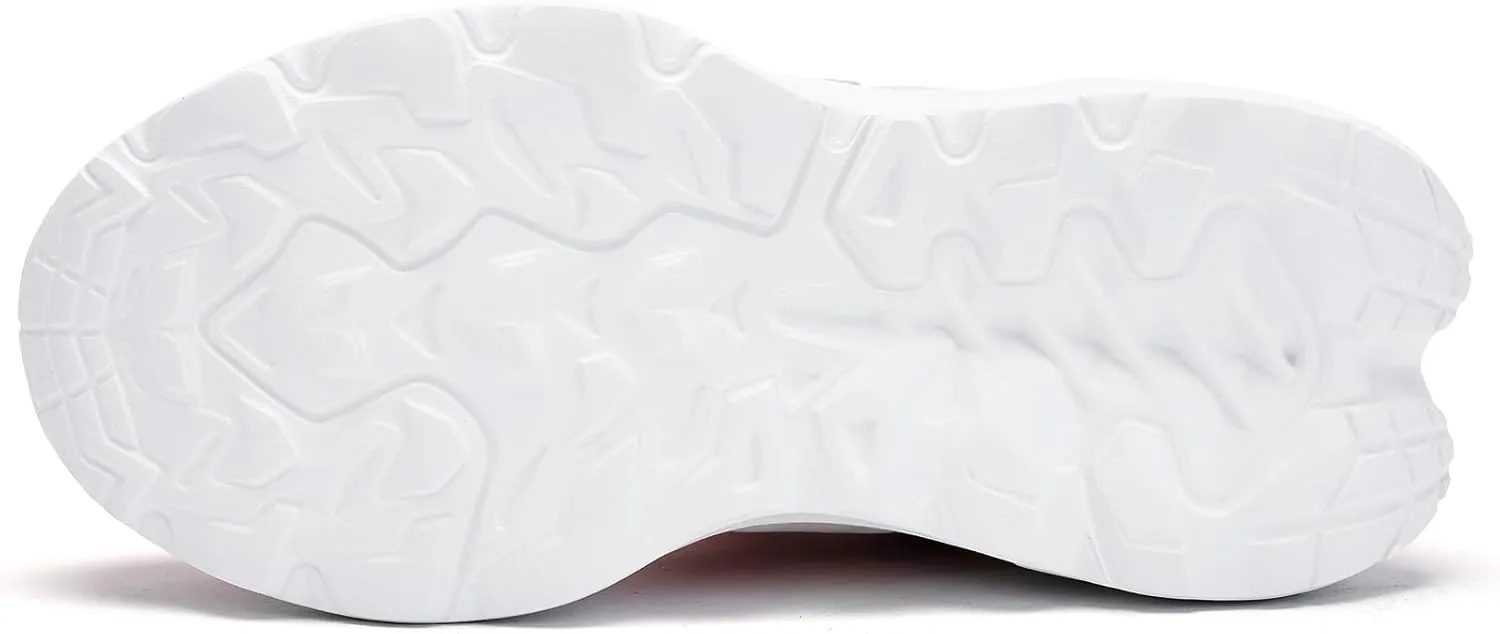 Kids Sneakers for Boys Girls Mesh Breathable Running Shoes Hook and Loop Lightweight Athletic Casual Shoes
