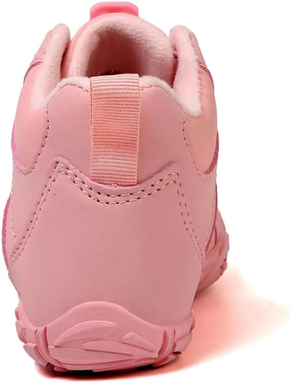 Kids Waterproof Barefoot Shoes for Boys Girls, Autumn and Winter Warm Quick Dry Shoe Toddler Slip on Wide Toe Box Hiking