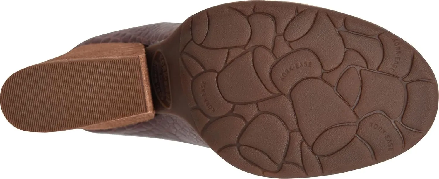 KORK-EASE Challis Heeled Mule - Contemporary Mule with Sculpted Chunky Heel
