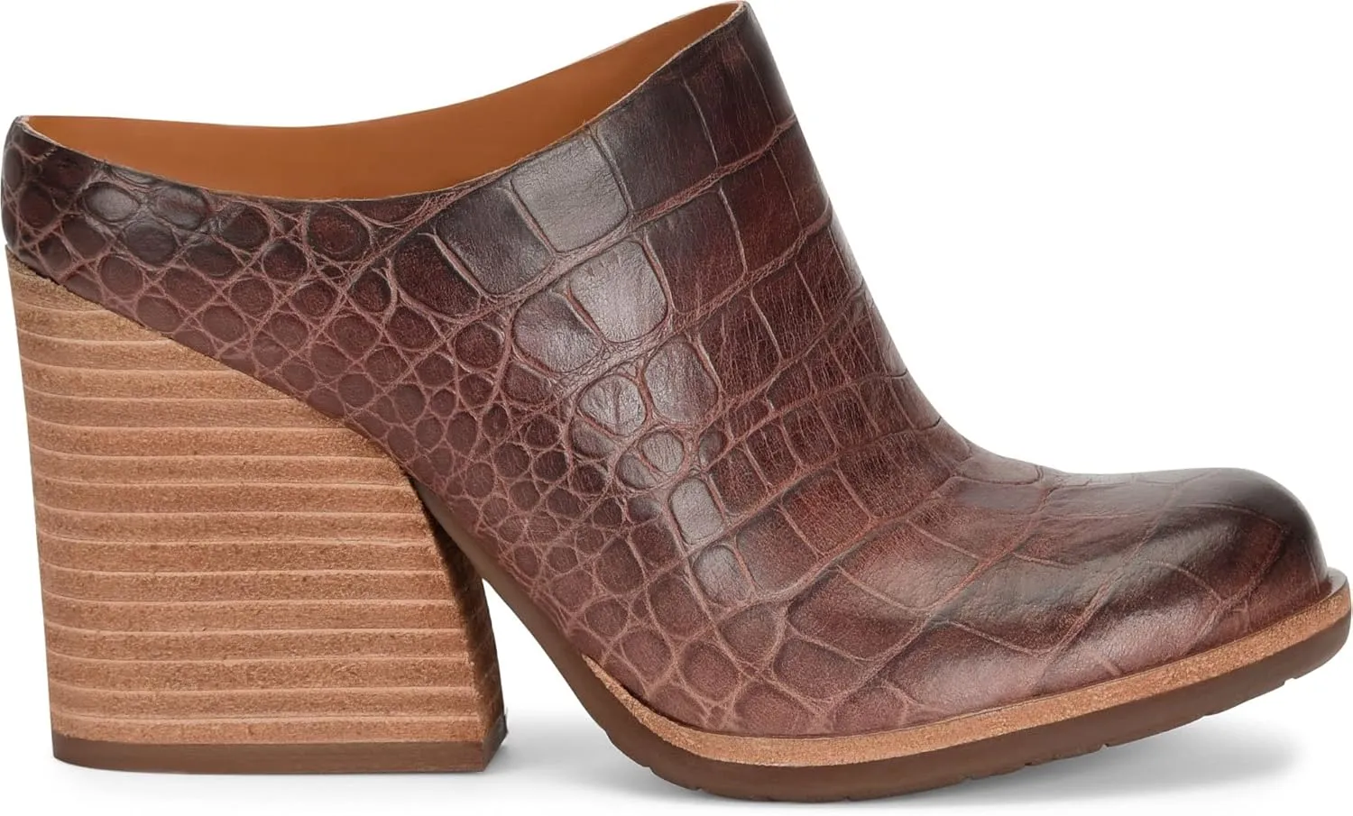 KORK-EASE Challis Heeled Mule - Contemporary Mule with Sculpted Chunky Heel