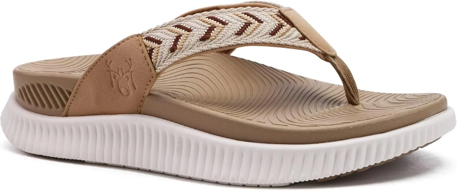 KuaiLu Womens Fashion Orthotic Flip Flops Ladies Athletic Thick Cushion Recovery Thong Sandals Slip On Memory Foam Walking Sandles With Comfortable Plantar Fasciitis Arch Support