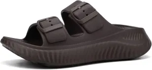 KuaiLu Womens Recovery Sandals With Comfortable Plantar Fasciitis Arch Support, Orthotic Adjustable Thick Cushion Sport Slides Reduces Stress on Feet, Joints & Back Post-Exercise