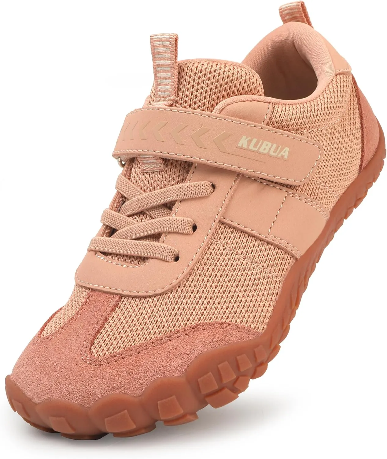KUBUA Boys Girls Sneakers Kids Barefoot Shoes Comfort Anti-Slip Walking Shoes for Indoor Outdoor Toddler Little Big Kid