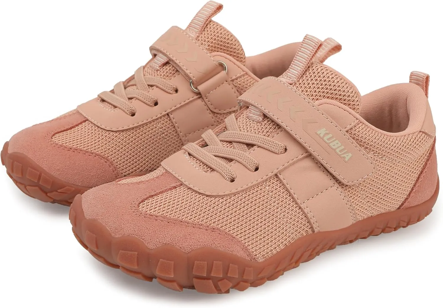KUBUA Boys Girls Sneakers Kids Barefoot Shoes Comfort Anti-Slip Walking Shoes for Indoor Outdoor Toddler Little Big Kid
