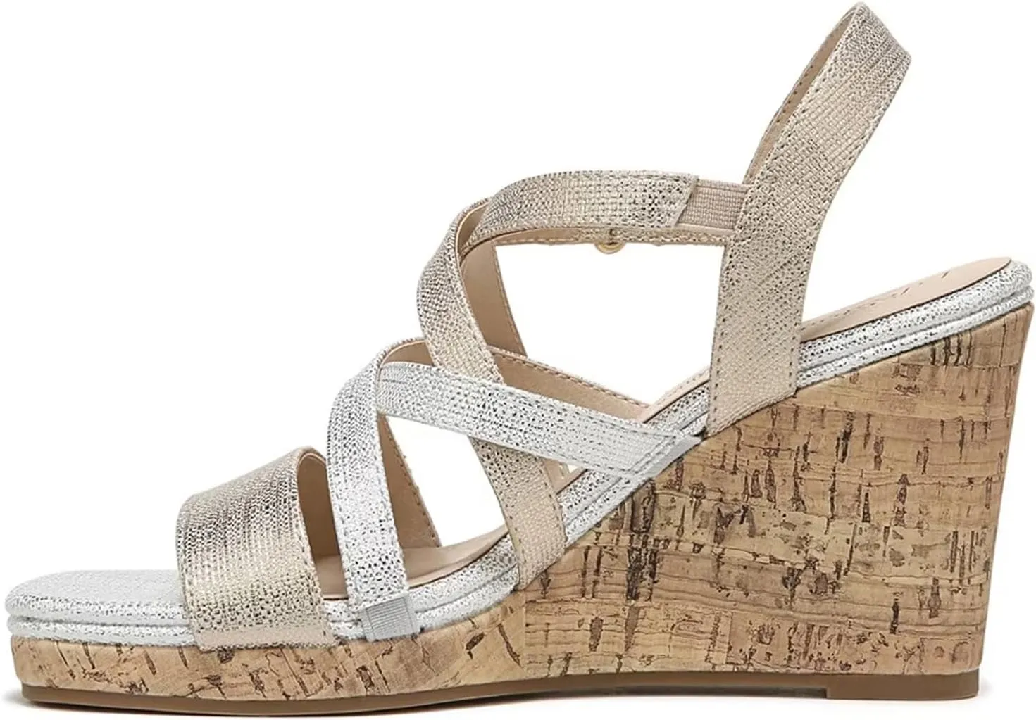 LifeStride Women's Indigo Strappy Wedge Sandal