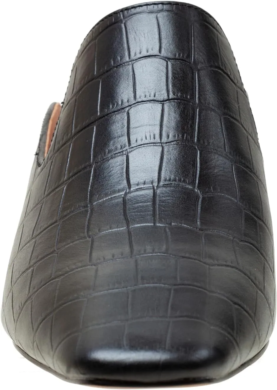 Linea Paolo - Giselle - Womens Croco Embossed Leather Mules