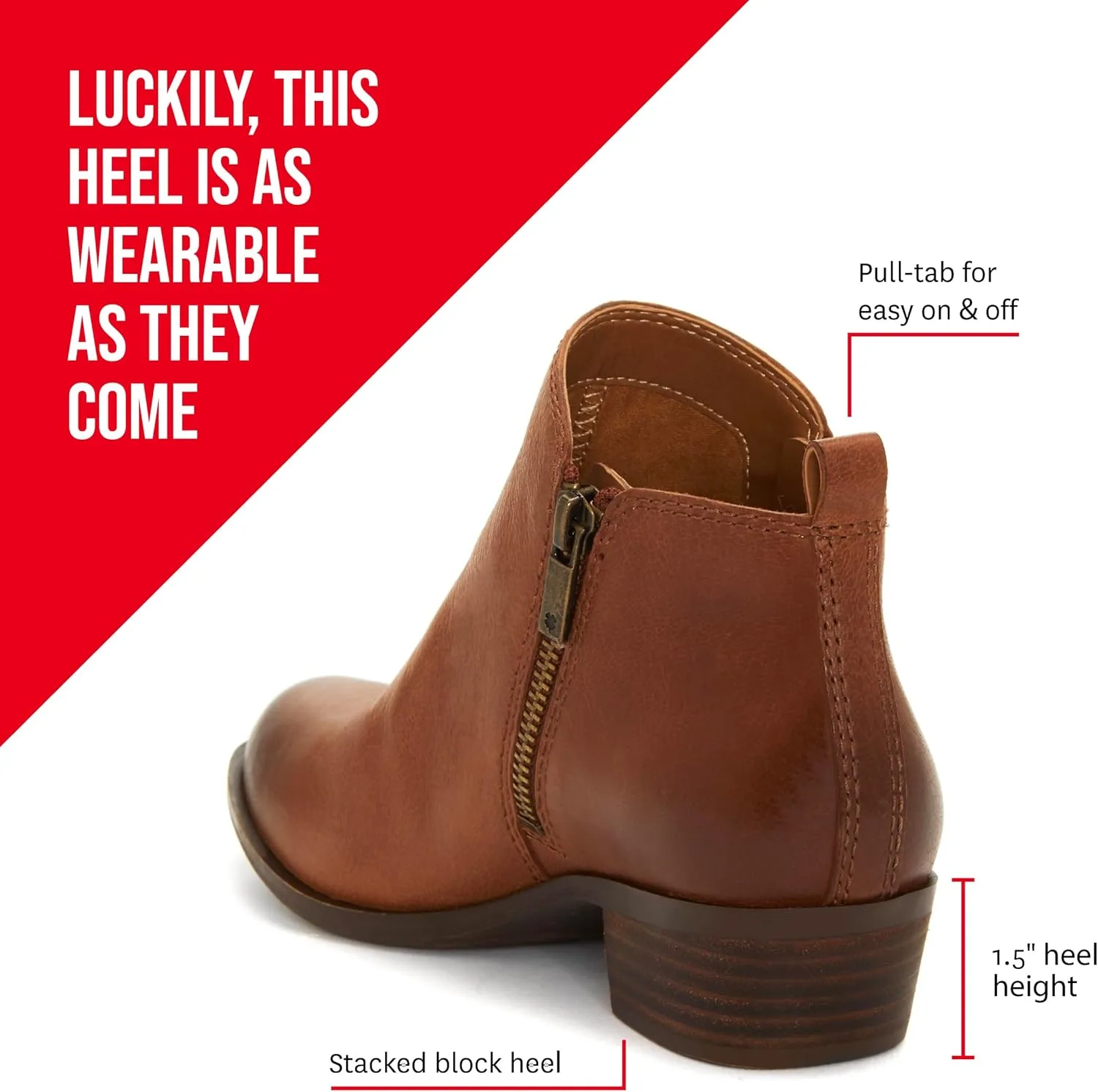 Lucky Brand Women's Basel Ankle Bootie