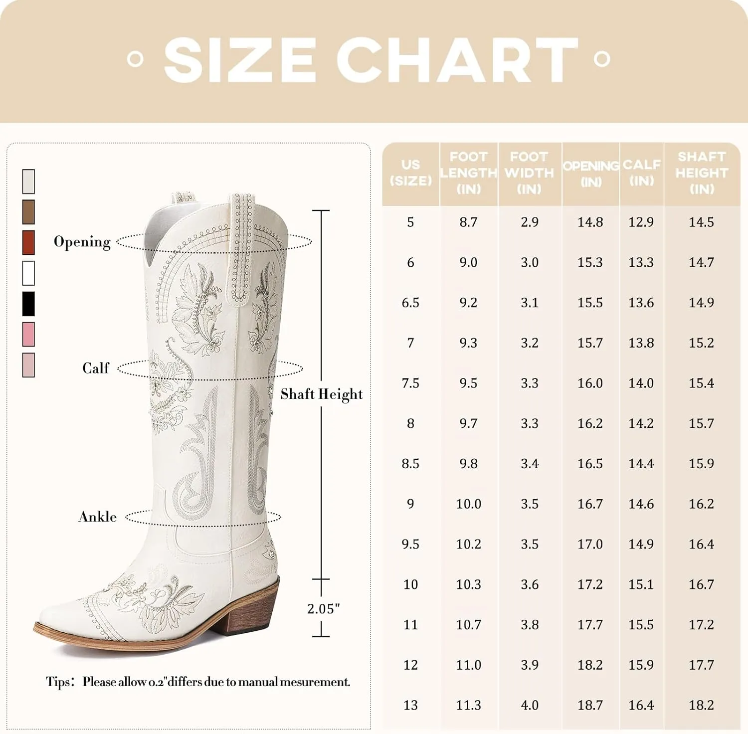 Lumeheel Cowboy Boots for Women - Knee High Western Cowgirl Boots, Sparkly Rhinestone Retro Country Boots with Classic Embroidered, Pointed Toe Chunky Heel Pull on Zipper Fashion Vintage Tall Boots