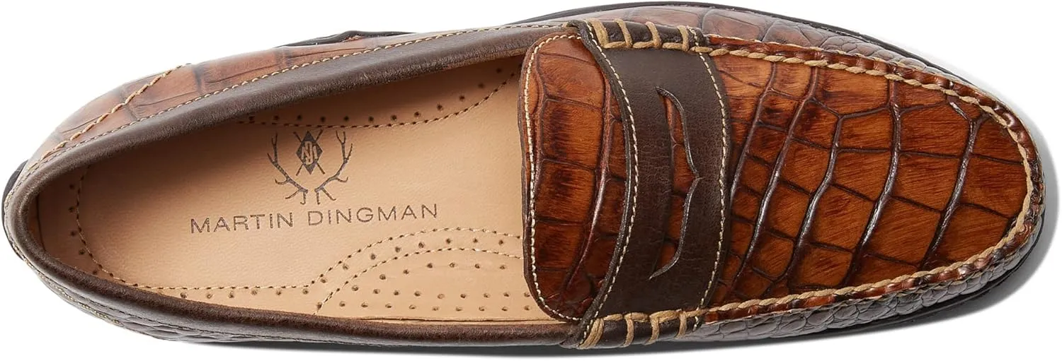 Martin Dingman® Bill Penny Shoes for Men – Ideal for Work and Leisure – Leather Construction – Slip-on