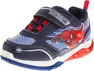 Marvel Comics Character Sneakers Slipon Laceless - The Avengers Spiderman Captain America Hulk Thor Ironman Athletic Shoes (Sizes: 6-10 Toddler / 11-12 Little Kid)