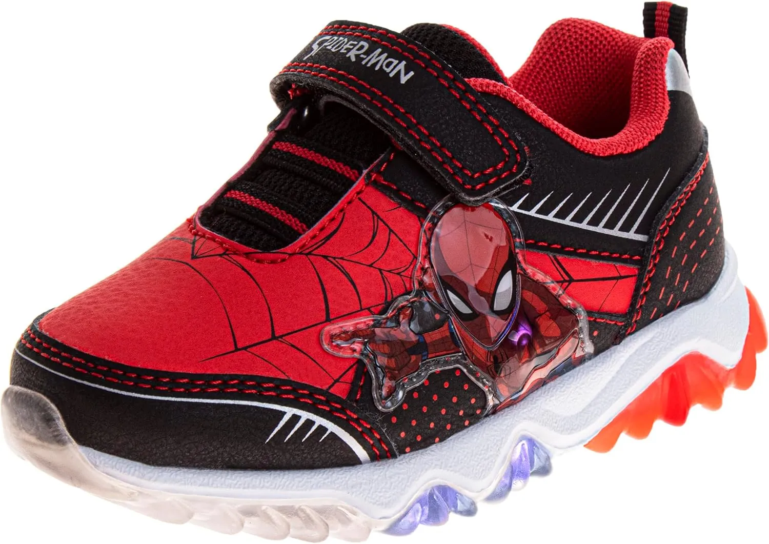 Marvel Comics Character Sneakers Slipon Laceless - The Avengers Spiderman Captain America Hulk Thor Ironman Athletic Shoes (Sizes: 6-10 Toddler / 11-12 Little Kid)
