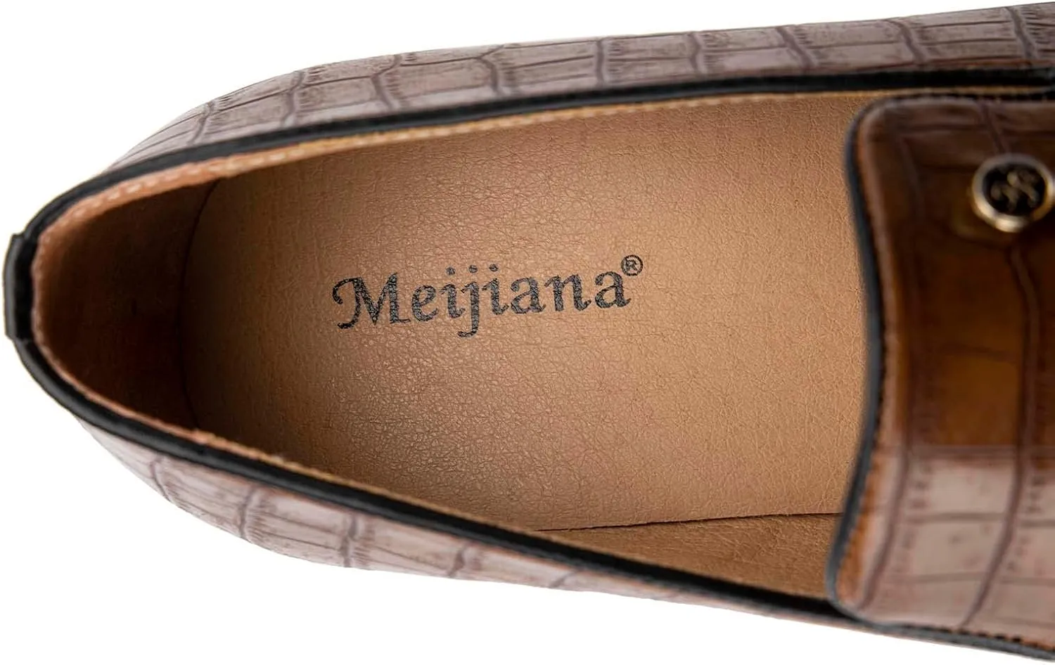 Meijiana Mens Loafers Wedding Dress Shoes Slip-On Loafers for Men Tuxedo Suit Shoes