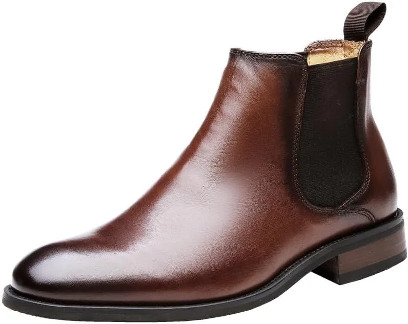 Mens Boots Shoe Formal Oxfords Classic Lace-up Comfortable Men's Loafers Casual Slip On Shoes Soft for Lightweight Driving(White-Patch Five-Pointed star4,6)