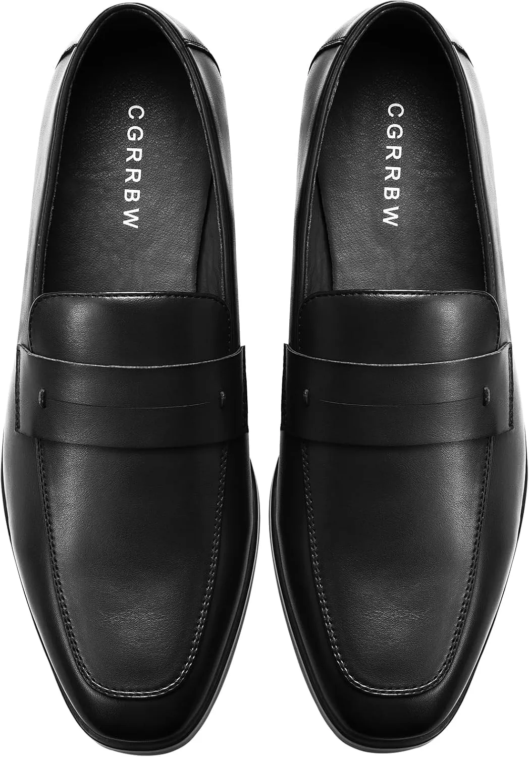 Mens Casual Dress Penny Loafers, Slip on Dress Shoes for Men, Business Casual Shoes Men, Slip on Loafers for Men Comfort