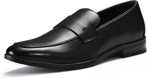 Mens Casual Dress Penny Loafers, Slip on Dress Shoes for Men, Business Casual Shoes Men, Slip on Loafers for Men Comfort