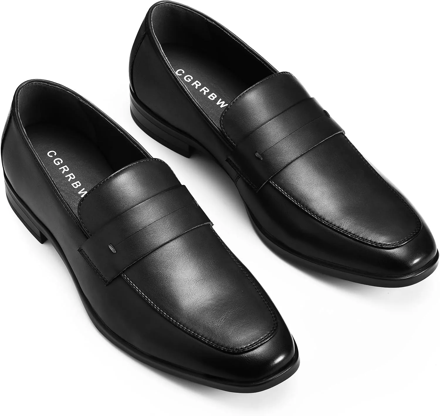 Mens Casual Dress Penny Loafers, Slip on Dress Shoes for Men, Business Casual Shoes Men, Slip on Loafers for Men Comfort