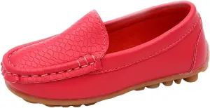 Men's Casual Dress Sneakers Toddler Little Kid Boys Girls Soft Slip On Loafers Dress Flat Shoes Boat Shoes Casual