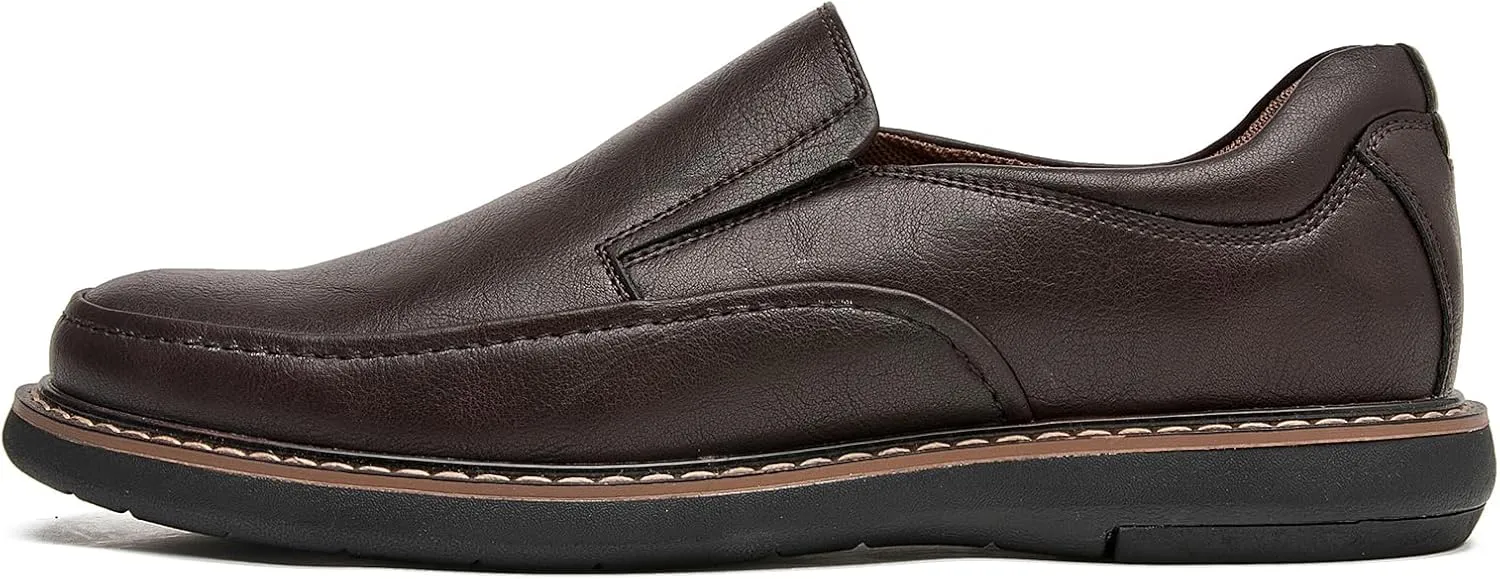 Men's Casual Loafers Slip On Dress Shoes Comfortable Leather Walking Shoes Lightweight Driving Moccasin Loafers