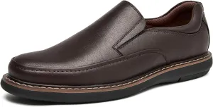 Men's Casual Loafers Slip On Dress Shoes Comfortable Leather Walking Shoes Lightweight Driving Moccasin Loafers