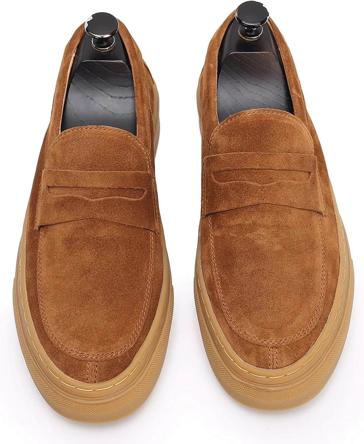 Mens Dress Shoes Slip-Ons Penny Loafers Suede Slippers Fashion Casual Business Prom Mocasines Boat Fashion Comfortable Breathable Summer Shoes for Men