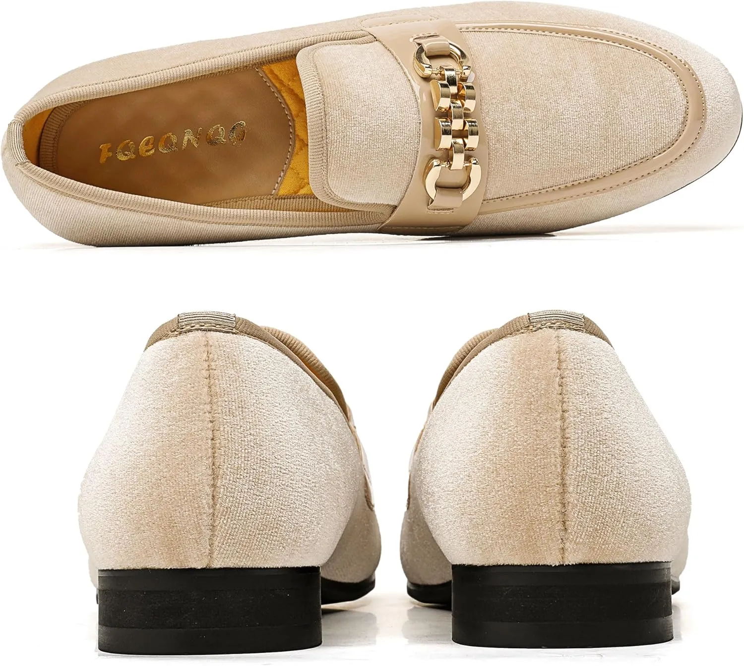 Men's Fashion Formal Velvet Loafers and Wedding Dress Shoes for Men, Penny Slip-On Smoking Luxury Men Casual Shoes