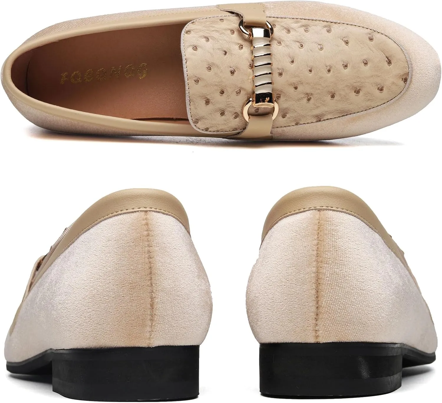 Men's Fashion Formal Velvet Loafers and Wedding Dress Shoes for Men, Penny Slip-On Smoking Luxury Men Casual Shoes