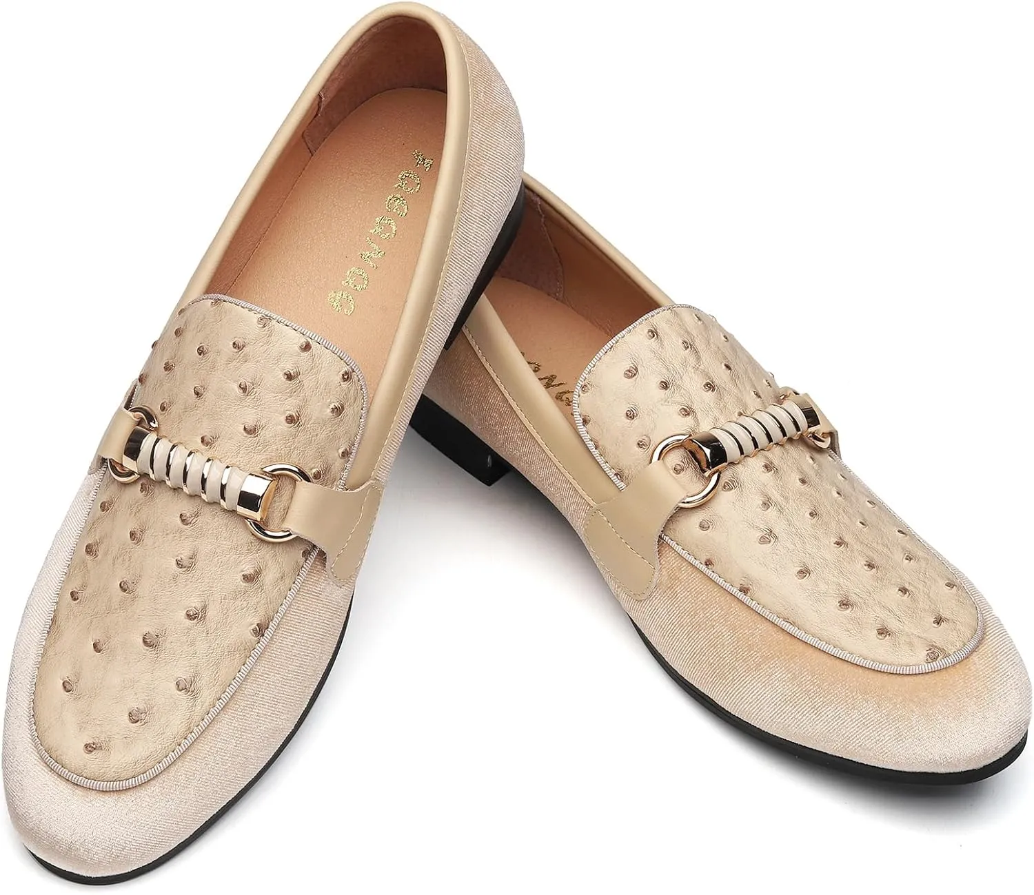 Men's Fashion Formal Velvet Loafers and Wedding Dress Shoes for Men, Penny Slip-On Smoking Luxury Men Casual Shoes