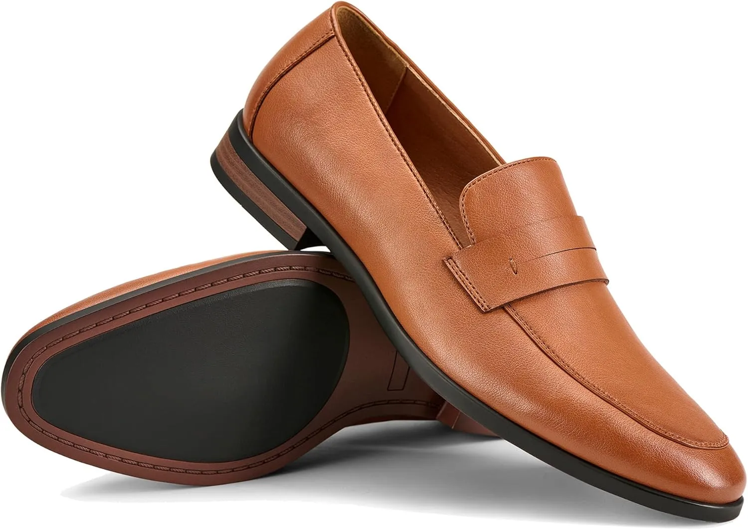 Men's Formal Penny Loafers Classic Slip-On Dress Shoes