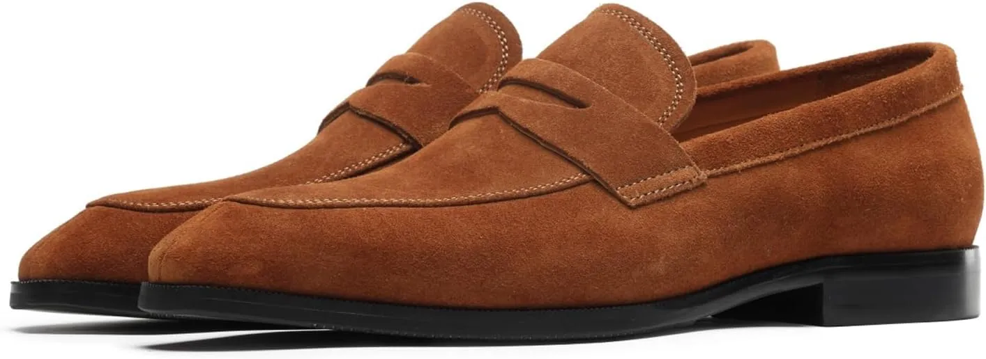 Men's Loafers & Slip-ons Leather Casual Penny Loafers for Men