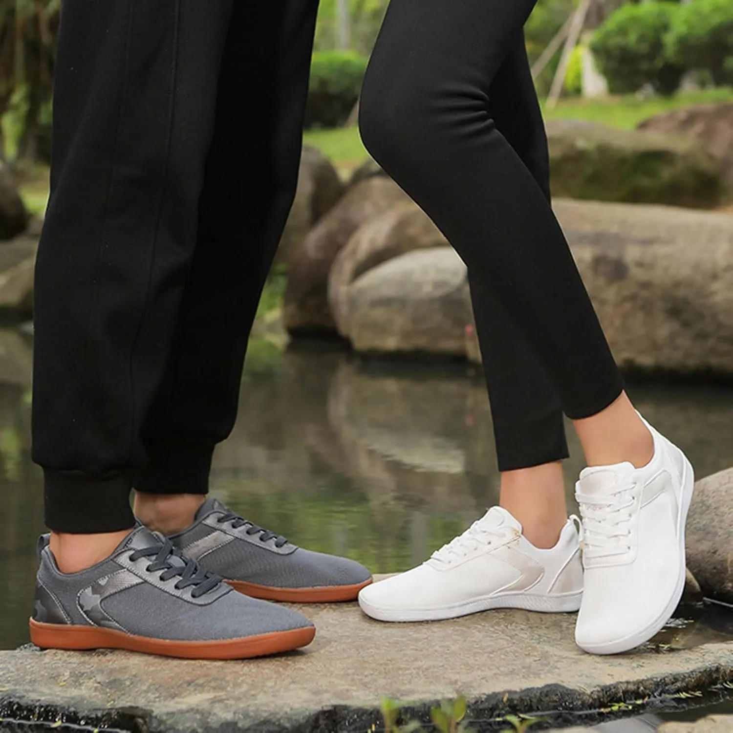 Mens Loafers & Slip-Ons Unisex Thin Soled Wide Last Casual Sneakers Light-Weight Walking Shoes Casual Mens Slip on Shoes