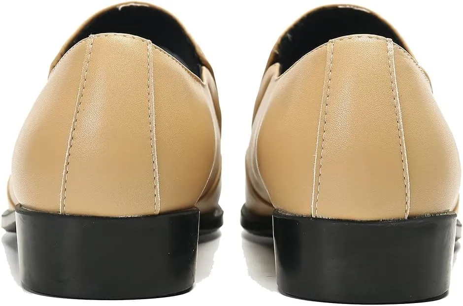 Men's Loafers Casual Penny Slip On Loafers for Men Fashion Prom Wedding Ballroom Tuxedo Party Smoking Summer Walking Shoes for Boy