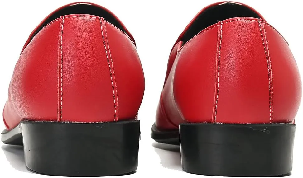 Men's Loafers Casual Penny Slip On Loafers for Men Fashion Prom Wedding Ballroom Tuxedo Party Smoking Summer Walking Shoes for Boy