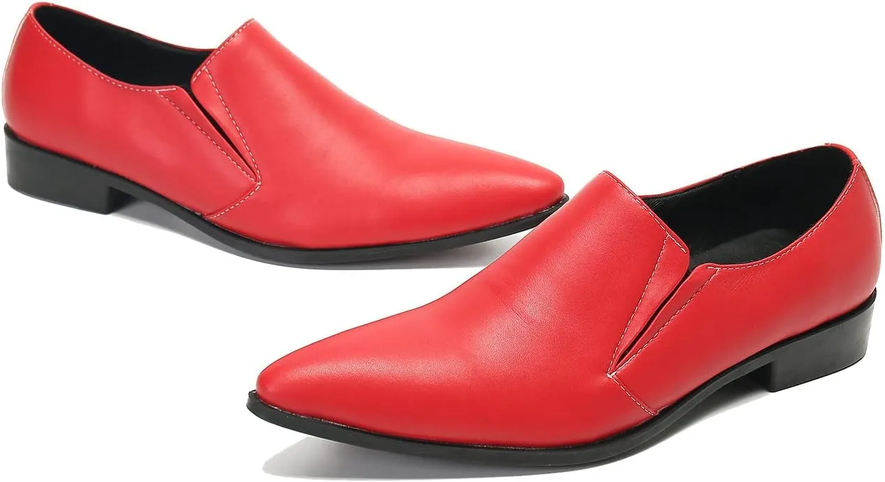 Men's Loafers Casual Penny Slip On Loafers for Men Fashion Prom Wedding Ballroom Tuxedo Party Smoking Summer Walking Shoes for Boy