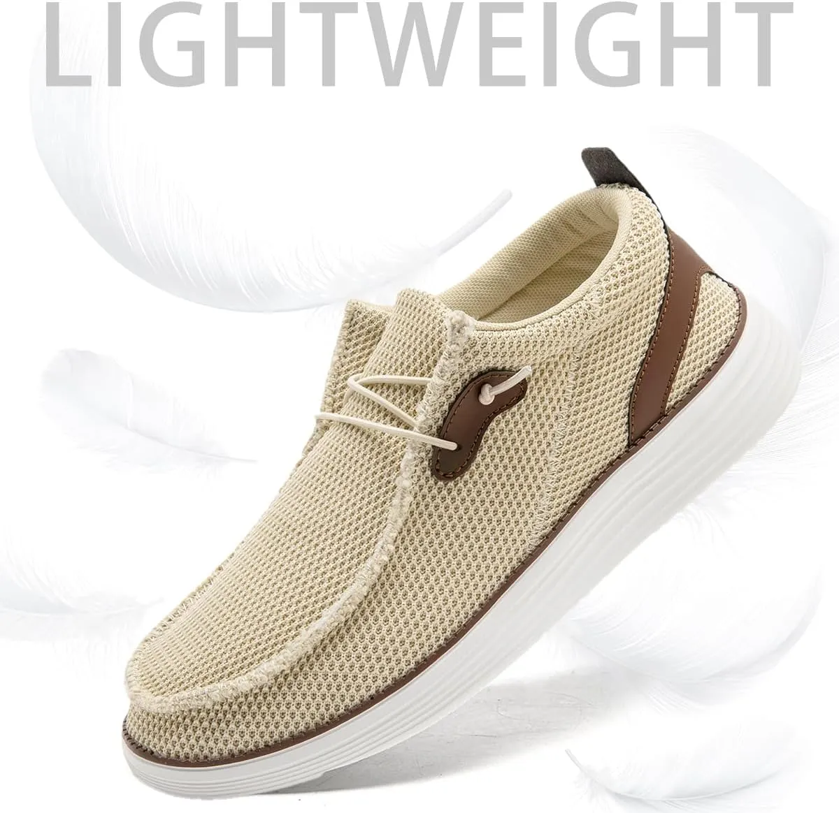 Men's Loafers Slip On Sneakers Boat Walking Fashion Shoes Classcial Comfortable Stylish Lightweight Casual Shoes for Men Non-Slip Durable Home Driving Shoes