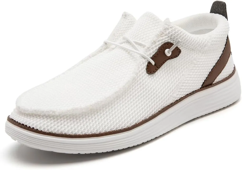 Men's Loafers Slip On Sneakers Boat Walking Fashion Shoes Classcial Comfortable Stylish Lightweight Casual Shoes for Men Non-Slip Durable Home Driving Shoes