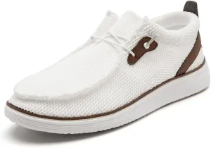 Men's Loafers Slip On Sneakers Boat Walking Fashion Shoes Classcial Comfortable Stylish Lightweight Casual Shoes for Men Non-Slip Durable Home Driving Shoes