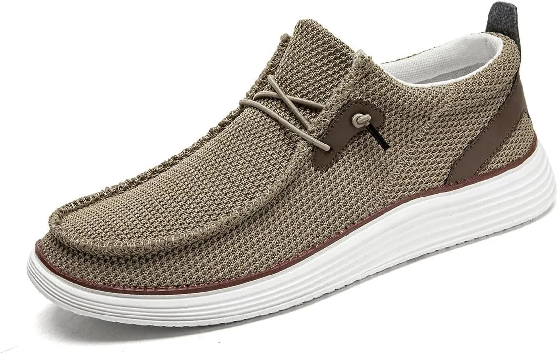 Men's Loafers Slip On Sneakers Boat Walking Fashion Shoes Classcial Comfortable Stylish Lightweight Casual Shoes for Men Non-Slip Durable Home Driving Shoes
