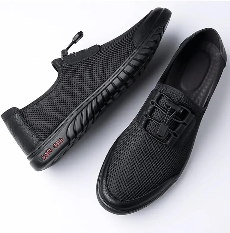 Men's Moccasins Summer Breathable Driving Shoes Men-Slip on Walking Loafers Casual Shoes for Men's Outdoor Activities