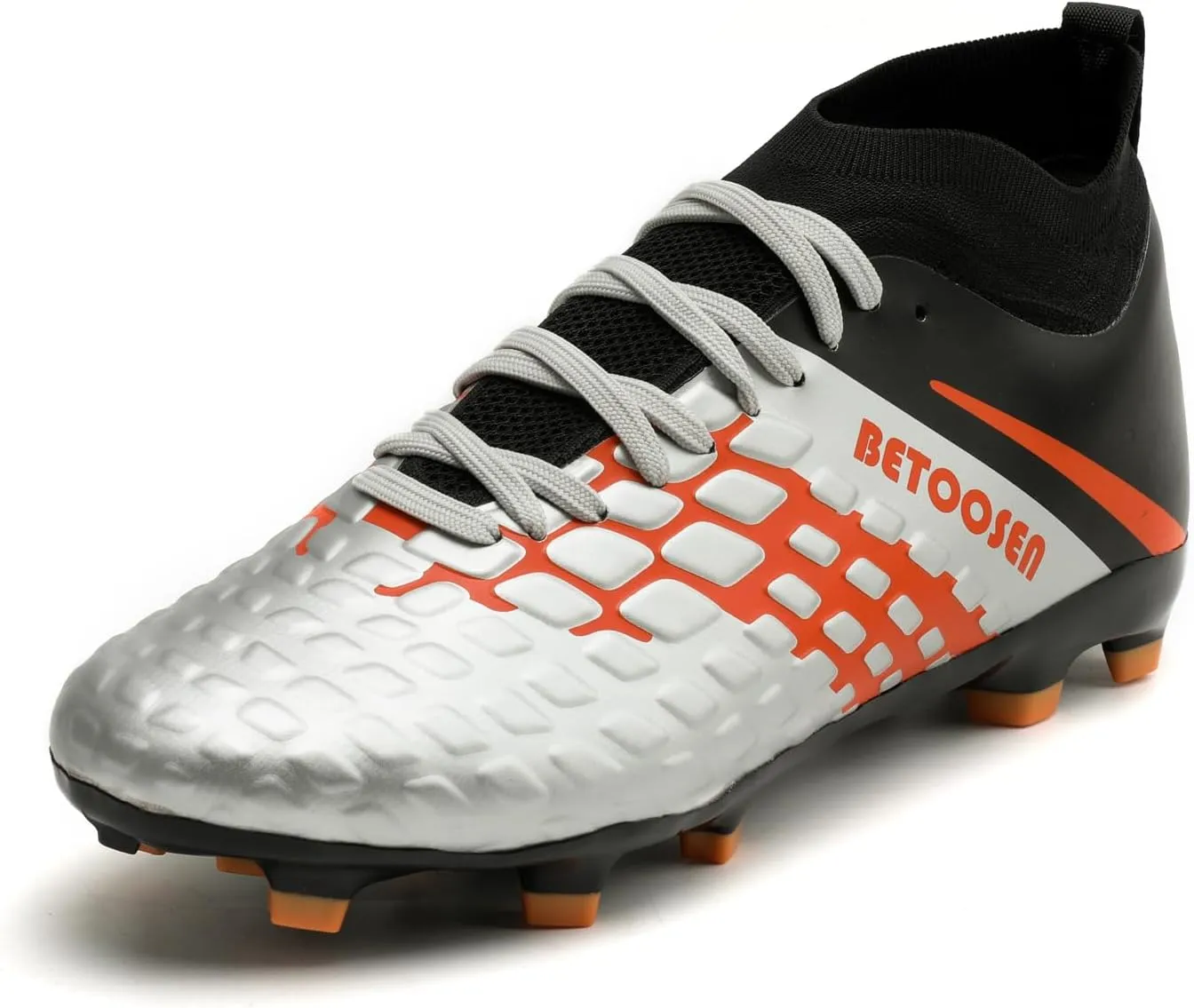 Men's Outdoor Firm Ground Football Soccer Cleats Shoes Futsal Football Training Sneakers