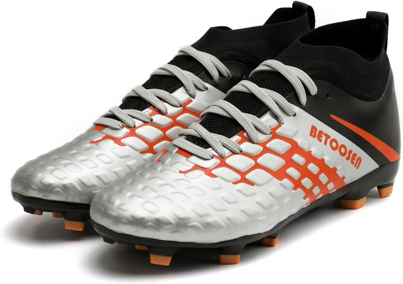 Men's Outdoor Firm Ground Football Soccer Cleats Shoes Futsal Football Training Sneakers