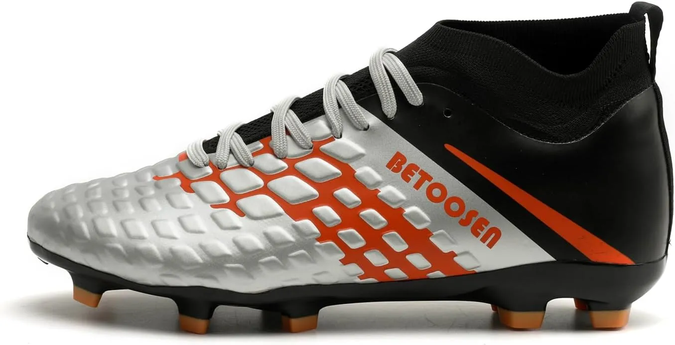 Men's Outdoor Firm Ground Football Soccer Cleats Shoes Futsal Football Training Sneakers