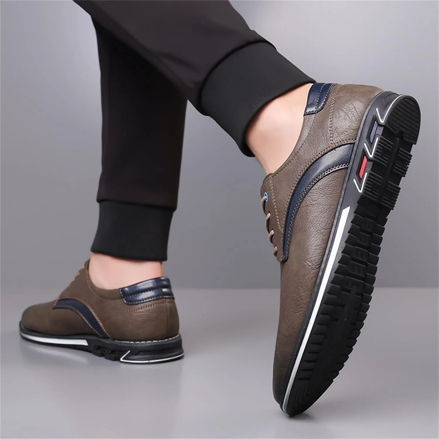 Men's Oxford Casual Dress Shoes Classic Tuxedo Lace-up Lightweight Formal Loafers
