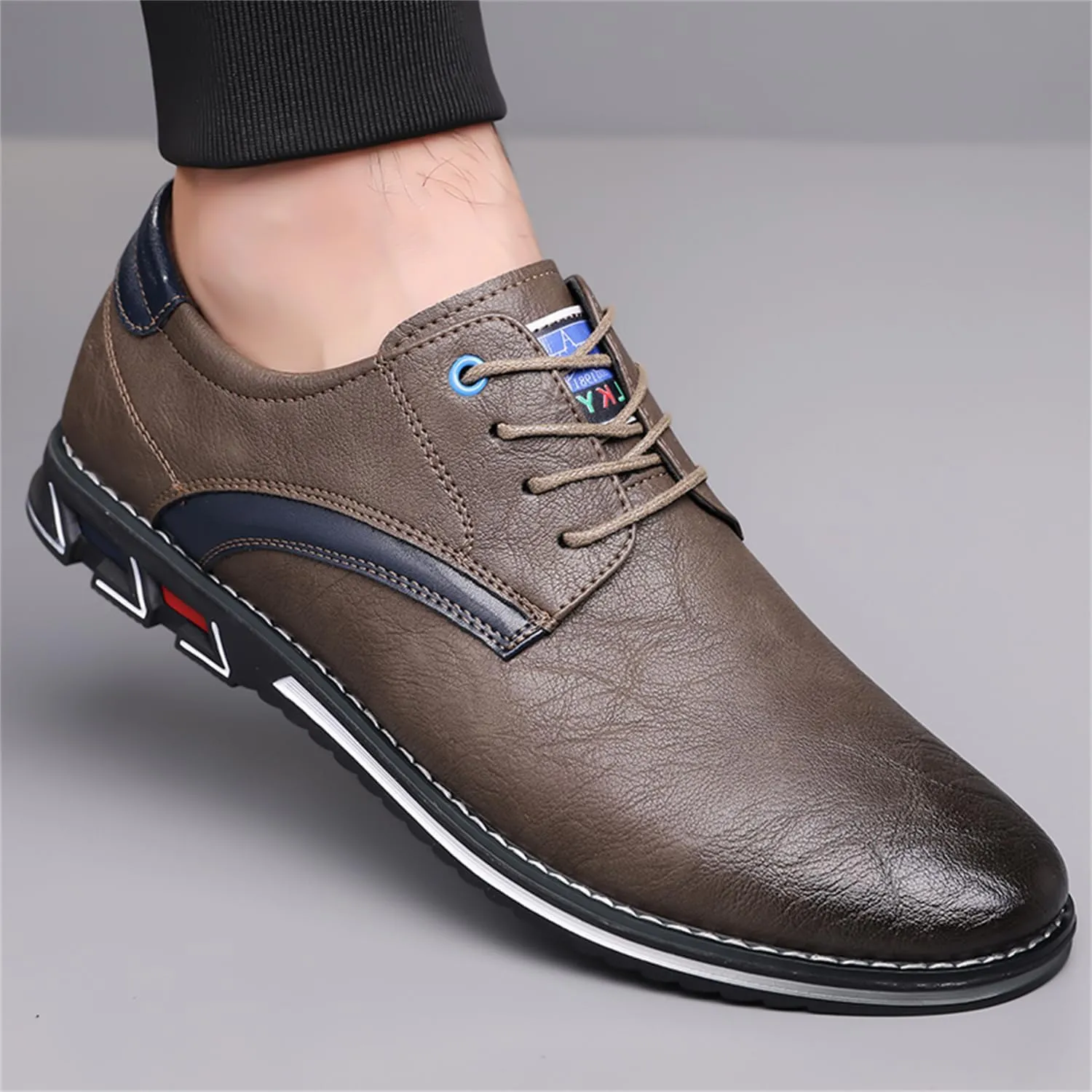Men's Oxford Casual Dress Shoes Classic Tuxedo Lace-up Lightweight Formal Loafers